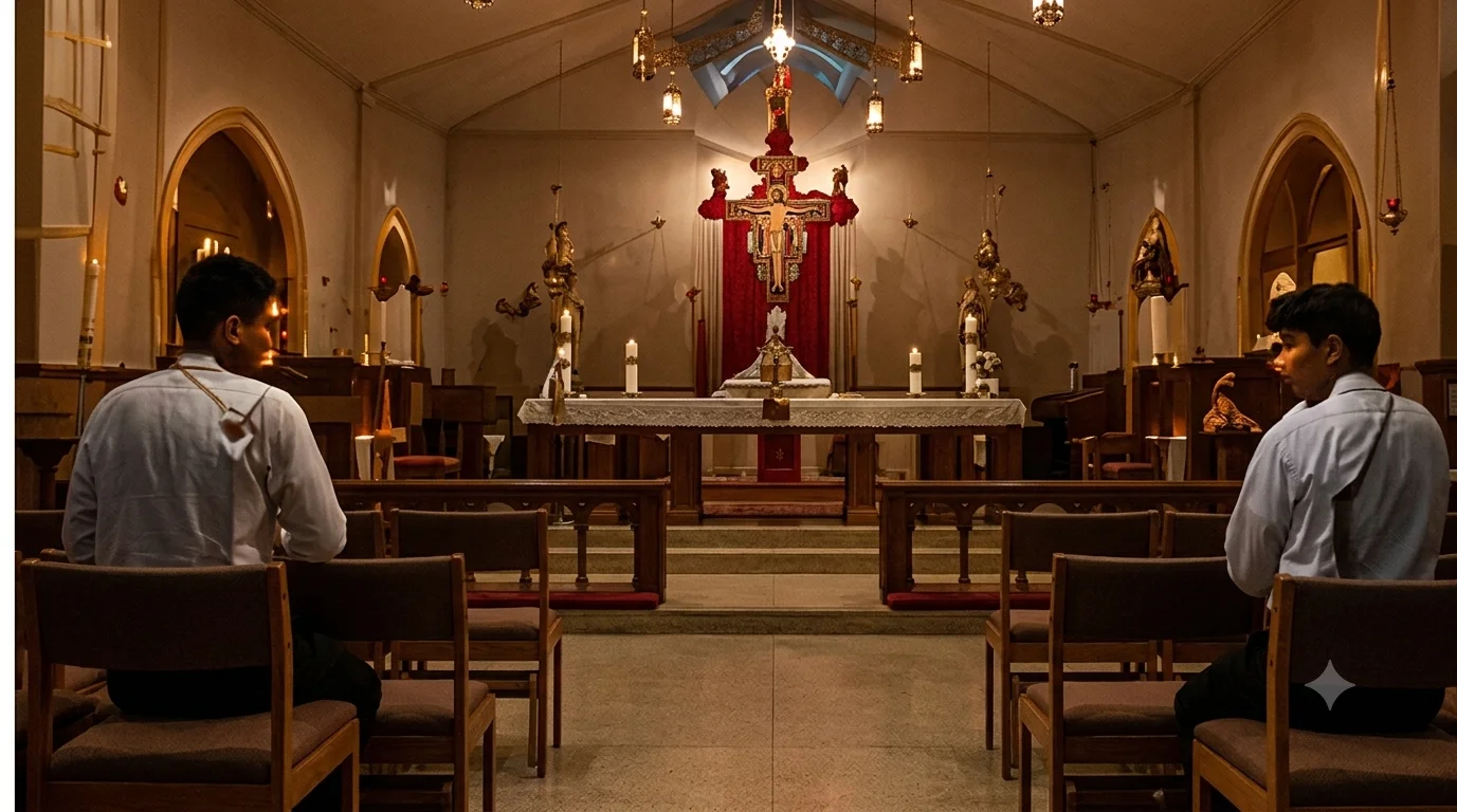 Seminarians at Holy Eucharist